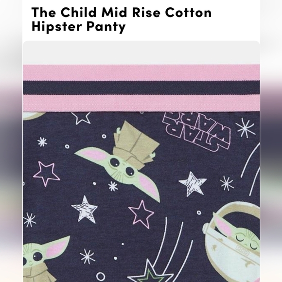 NWT Torrid Star Wars The Child Mid Rise Cotton Hipster Panty Size 3x - Picture 3 of 11